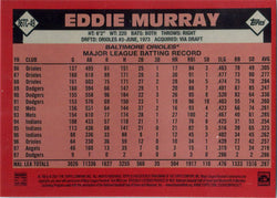 Topps Series Two Baseball 2021 Chrome Silver Card 86TC-49 Eddie Murray