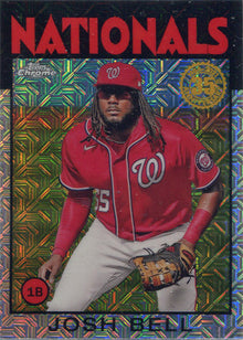 Topps Series Two Baseball 2021 Chrome Silver Card 86TC-57 Josh Bell