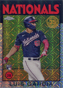 Topps Series Two Baseball 2021 Chrome Silver Card 86TC-71 Luis Garcia