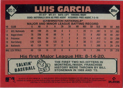 Topps Series Two Baseball 2021 Chrome Silver Card 86TC-71 Luis Garcia