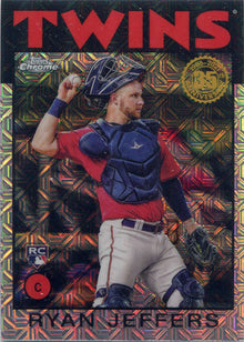 Topps Series Two Baseball 2021 Chrome Silver Card 86TC-78 Ryan Jeffers