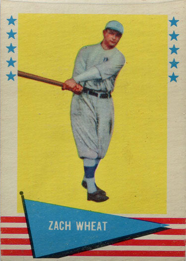 Fleer Baseball Greats 1961 Base Card 86 Zach Wheat