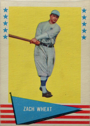 Fleer Baseball Greats 1961 Base Card 86 Zach Wheat