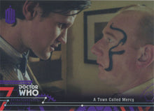 Doctor Who Extraterrestrial Encounters Purple Parallel Chase Card 87 #10/50