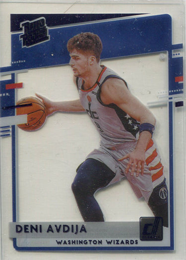 Panini Clearly Donruss Basketball 2020-21 Purple Rated Rookie Card 89 D. Avdija