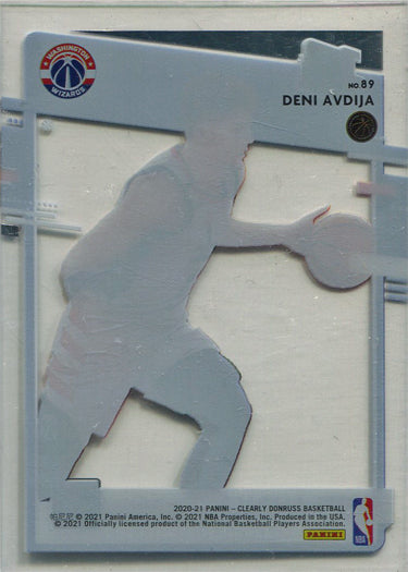Panini Clearly Donruss Basketball 2020-21 Purple Rated Rookie Card 89 D. Avdija