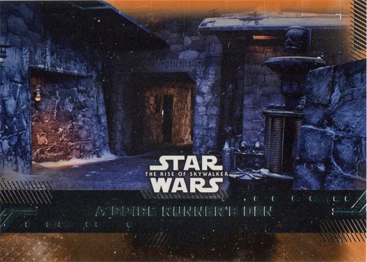 Star Wars Rise Skywalker Base Card 89 Orange Parallel "A Spice…" 49/99