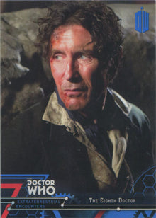 Doctor Who Extraterrestrial Encounters Blue Parallel Chase Card 8 #01/99