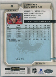 O-Pee-Chee Platinum Hockey 2018-19 Arctic Freeze Card 8 Johnny Gaudreau 56/79