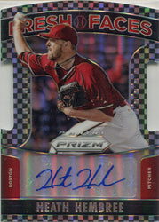 Panini Prizm Baseball 2015 Fresh Faces Die Cut Auto Card 8 Heath Hembree 136/149