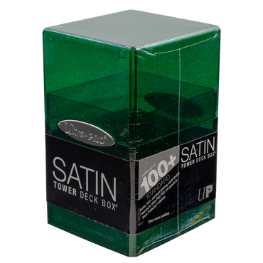 Ultra PRO: Satin Tower - Glitter Green