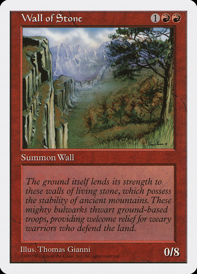 Wall of Stone [Fifth Edition]