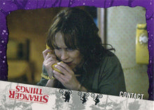Stranger Things Upside Down Purple Parallel Card 8 "Contact" 17/25