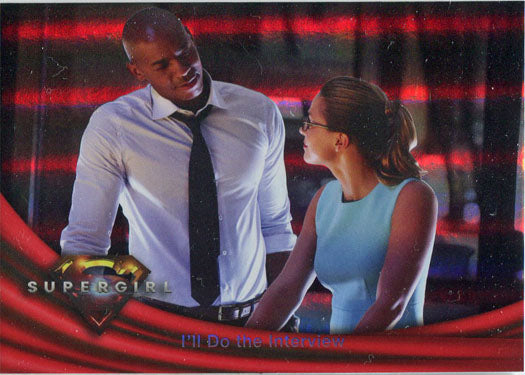 Supergirl Season 1 Rainbow Foil Board Base Variant Card 08