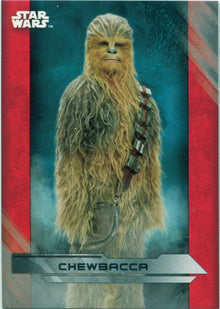 Star Wars Last Jedi Silver Base Parallel Chase Card 8 #70/99