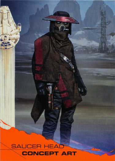 Solo Star Wars Story Orange Parallel 90 Base Chase Card #09/25