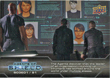 Marvel Agents of SHIELD Compendium Season 3 Chase Card 91 S03E01