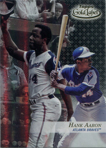Topps Gold Label Baseball 2017 Base Card 91 Hank Aaron