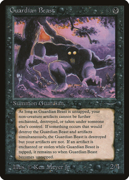 Magic MTG Guardian Beast [Arabian Nights] Graded CGC 7 NM