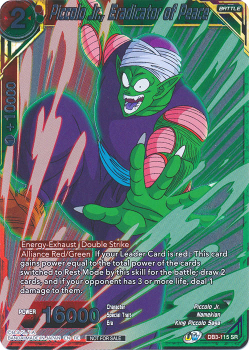 Piccolo Jr., Eradicator of Peace (Event Pack 09 - Alternate Foil) (DB3-115) [Tournament Promotion Cards]
