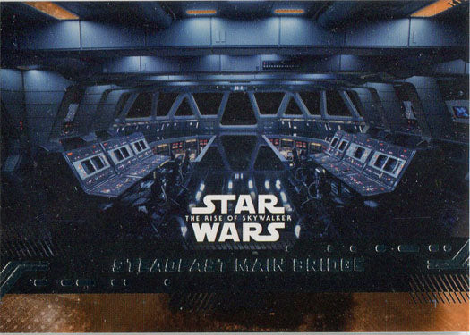 Star Wars Rise Skywalker Base Card 94 Orange Parallel "Steadfast Main…" 09/99
