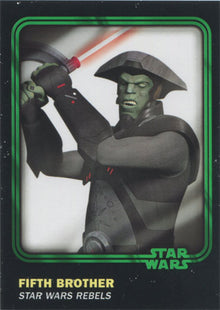 Star Wars Card Trader 2016 Green Parallel Chase Card 96 #31 of 99