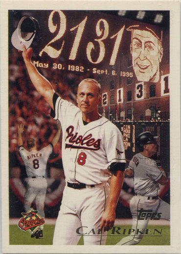 Topps Baseball 1996 Base Card 96 Cal Ripken