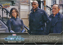 Marvel Agents of SHIELD Compendium Season 3 Chase Card 97 S03E04