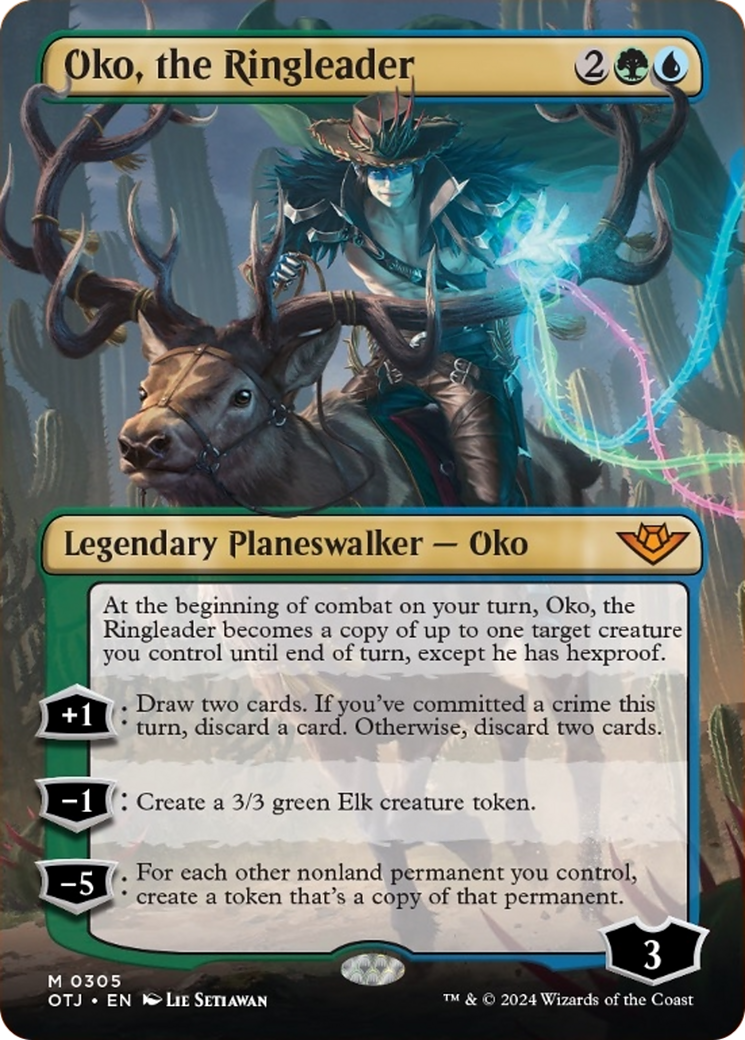 Oko, the Ringleader (Borderless) [Outlaws of Thunder Junction]