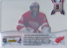 Panini Donruss Hockey 2010-11 Goalies Acetate Insert Card 9 Jimmy Howard