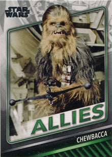 Star Wars Skywalker Saga Allies Chase Card A-3 Chewbacca
