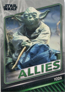 Star Wars Skywalker Saga Allies Chase Card A-7 Yoda