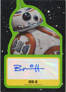 Star Wars Journey to Last Jedi Autograph Card A-BH Green Brian Herring as BB-8
