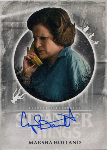 Stranger Things Upside Down Autograph Card A-CBH Cynthia Barrett as Marsha
