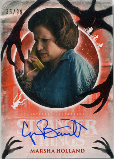Stranger Things Upside Down Autograph Card A-CBH Orange Cynthia Barrett 35/99