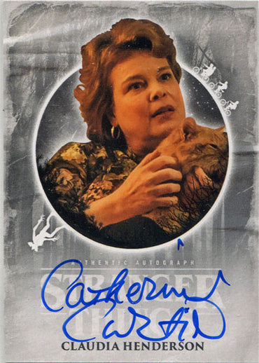 Stranger Things Upside Down Autograph Card A-CC Catherine Curtin as Claudia