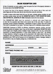 Stranger Things Season 2 Redeemed Redemption Card A-DH Gaten Matarazzo