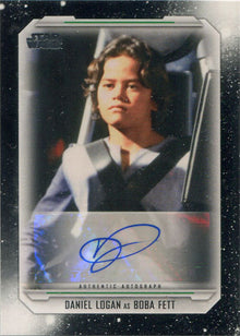 Star Wars Skywalker Saga Autograph Card A-DL Daniel Logan as Boba Fett