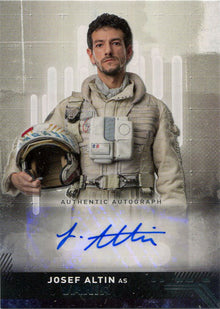 Star Wars Rise Skywalker Autograph Card A-JA Josef Altin as Vanik