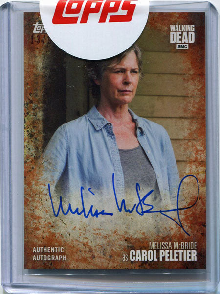 Walking Dead Season 7 Autograph Card A-MM Melissa McBride as Carol Peletier