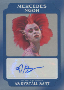 Star Wars Rogue One Mission Briefing Autograph Card Blue A-MN Mercedes Ngoh #09