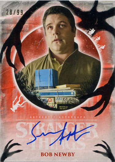 Stranger Things Upside Down Autograph Card A-SA Orange Sean Astin 28/99