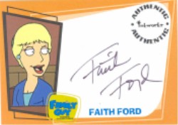 Family Guy Season 2 A10 Faith Ford Autograph Card