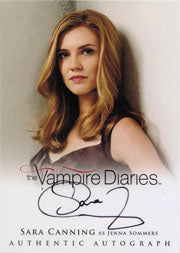Vampire Diaries Season Two A11 Autograph Card Sara Canning as Jenna Sommers