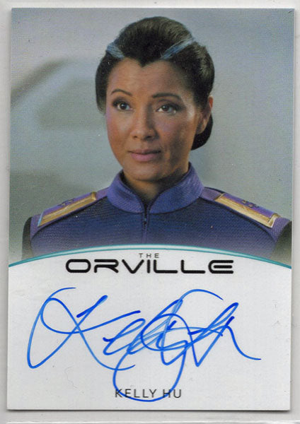 Orville Archives Autograph Card A11 Kelly Hu as Admiral Ozawa (Full Bleed)