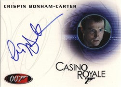 James Bond Heroes & Villains Autograph Card A132 by Crispin Bonham-Carter