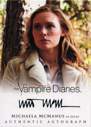 Vampire Diaries Season Two A13 Autograph Card Michaela McManus as Jules
