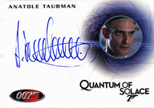 James Bond Mission Logs A148 Anatole Taubman as Elvis Autograph Card