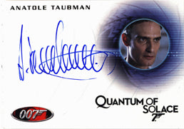 James Bond Mission Logs A148 Anatole Taubman as Elvis Autograph Card