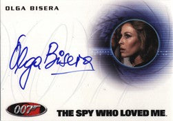 James Bond Heroes & Villains Autograph Card A150 by Olga Bisera